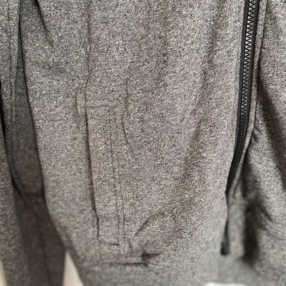 Lululemon Split Hoodie Heathered Speckled Black Size 6 - Picture 9 of 13